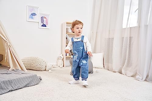 Star - Baby Boy Romper Overalls Set