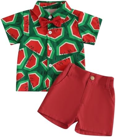 Giraropa Baby Boy Hawaiian Outfit - Summer Beach Set