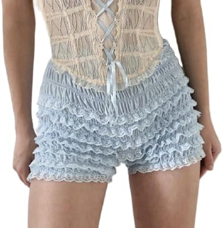 Juakoso Ruffled Messages Short Ruffle Womens High-End Underwear
