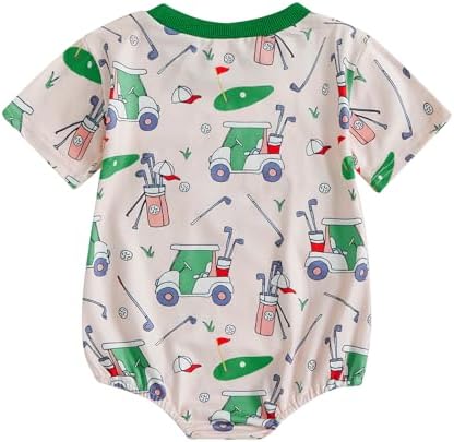 Golfer G Golfer Snug Romper for Baby boys Daddys Boy Golf Outfit