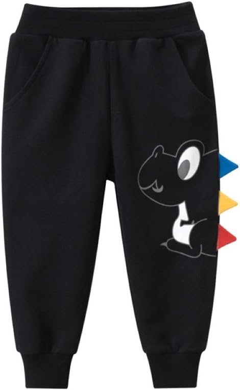 Relaxing Dinosaur Joggers for Boys Soft comfy 2-pack