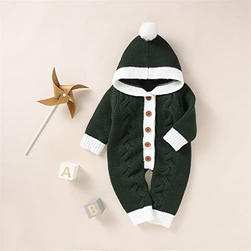 ToddlBy Christmas Romper Knit Jumpsuit for Baby Boys Girls