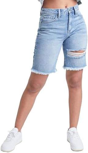 Distressed Denim Shorts for Women