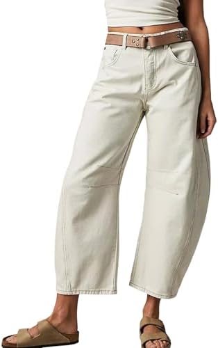 Premium Extreme Value FZVYD Womens Extreme High Waist Mid Rise Bucket Jeans 2023