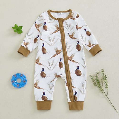 Adorable Mallard Duck Romper for Baby - Stretch Comfortable