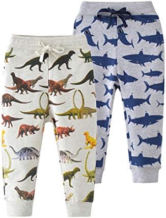 Dinosaur Car Journey joggers for boys soft comfortable