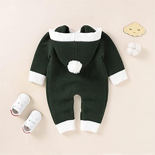ToddlBy Christmas Romper Knit Jumpsuit for Baby Boys Girls