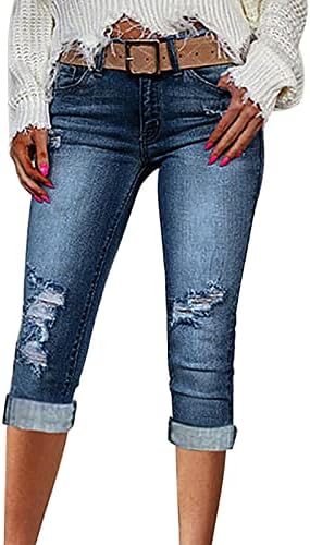 Sfascumop Capri Jeans For Women