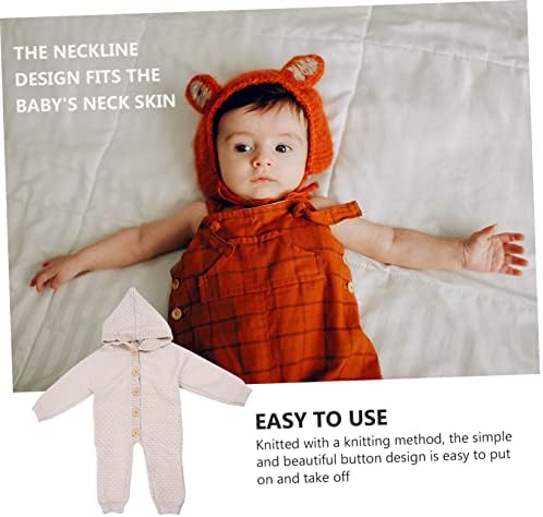 Stylish Rabbit Cashmere Romper for Newborns