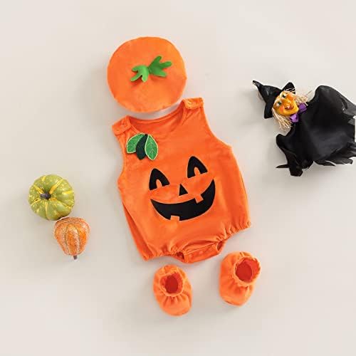 Cute Trick or Treating Halloween Romper Set for Babies
