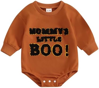 Amnnchya Baby Halloween Spooky Romper