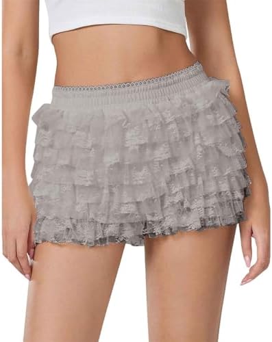 Ruffle Womens Trendy Short - Sweet Perfect for Everyday