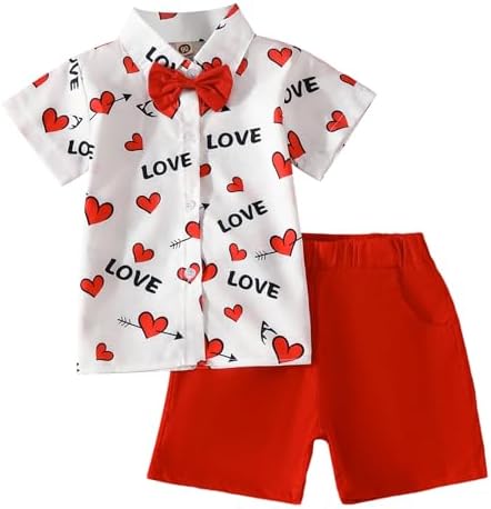 Little Boy Valentines Day Outfit
