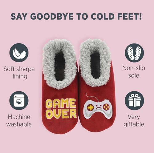 Snoozies Funny Pairable Slipper Socks for Women 1