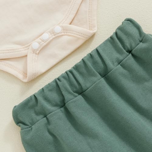 Perfect Fall Outfit for Newborns SocutebabeObj178 Romper Pants Hat Set