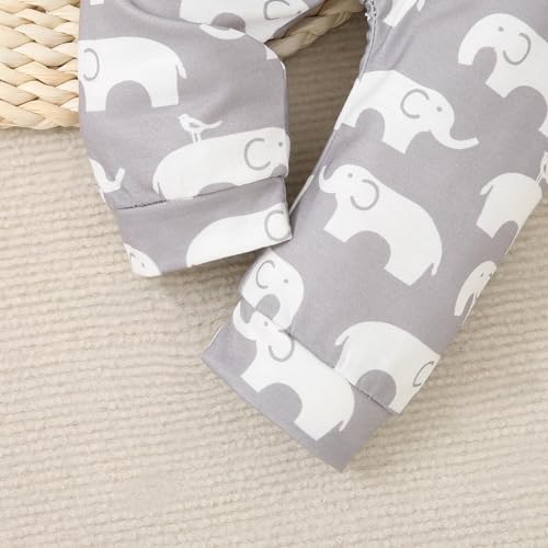 Cute Newborn Baby Boys Romper Set with Hat