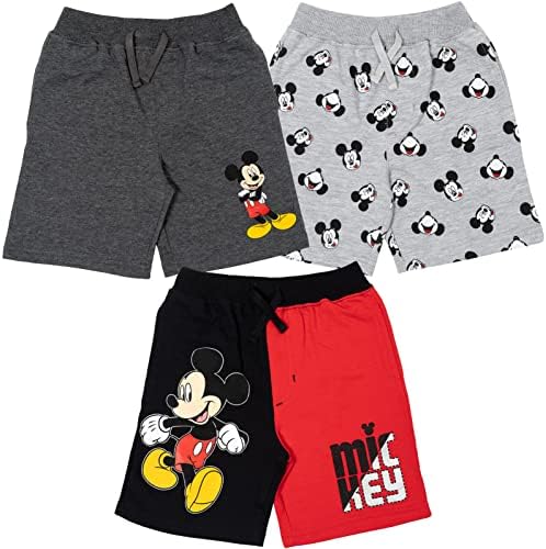 Disney Mickey Mouse French Terry 3-Pack Shorts