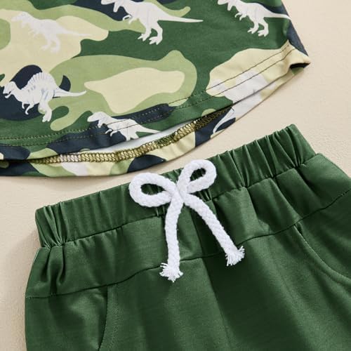 PUHHAPIEY Baby Boys tropical short sleeve t-shirt set
