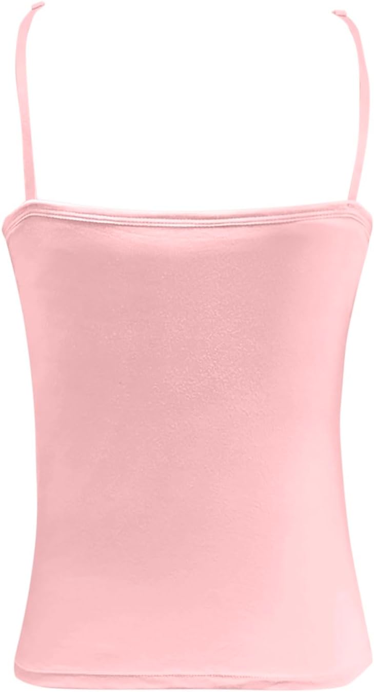 Fierce Workout Womens Cami Tank Top with Built-In Bra