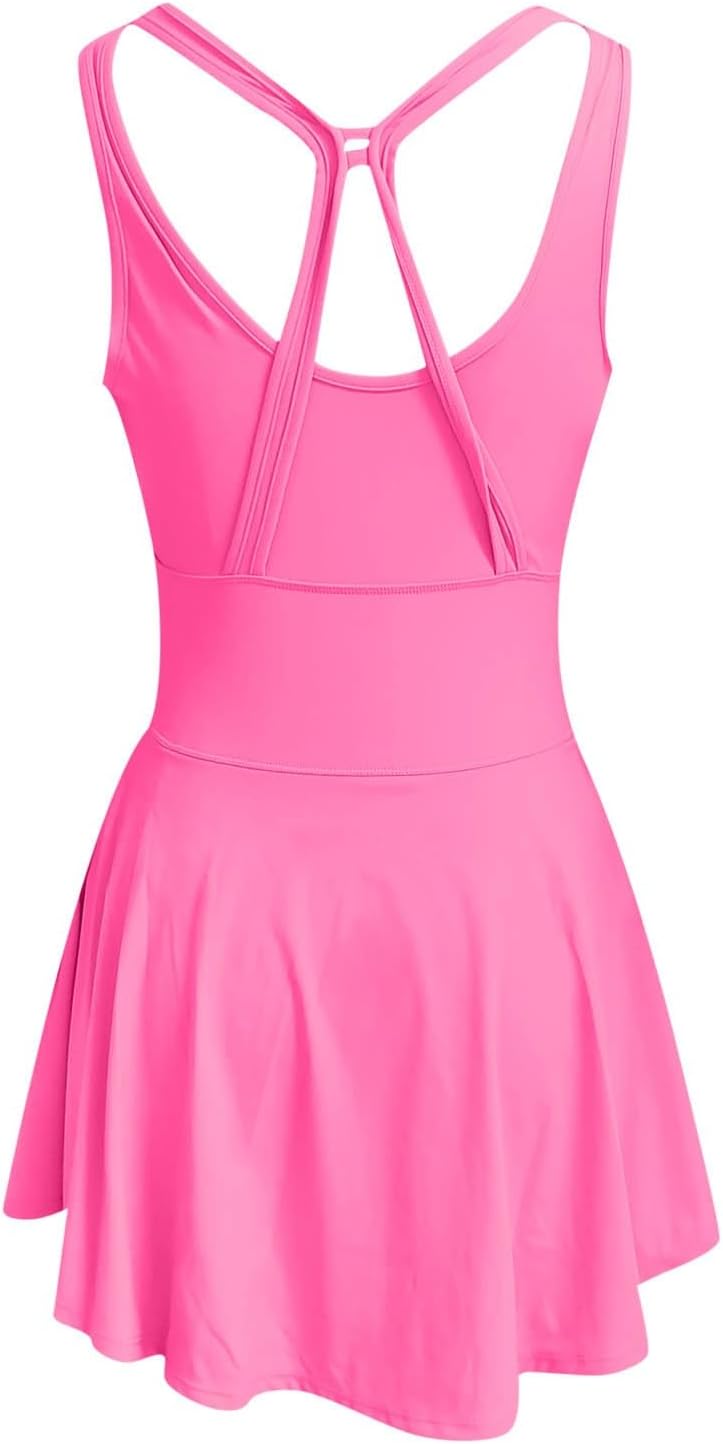 Plus Size Sport Dress with Built-in Shorts