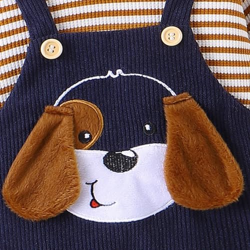 TOKIAGO Baby Boy Clothes Set with Cute Cartoon Designs 0-18 Mo