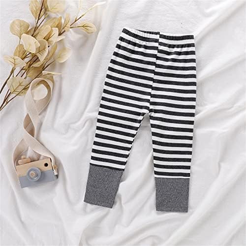Striped Patchwork Pants for Little Ones