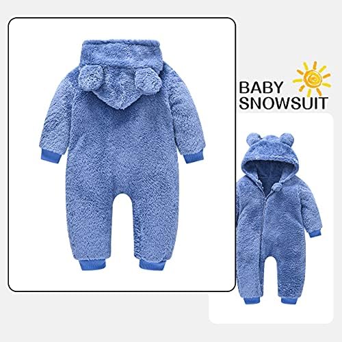 Cute Bear Fleece Romper for Babies