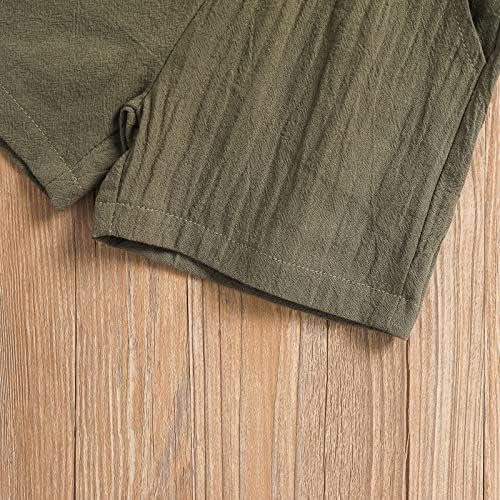 MABABY Soft and Trendy Summer Toddler Boys Outfit