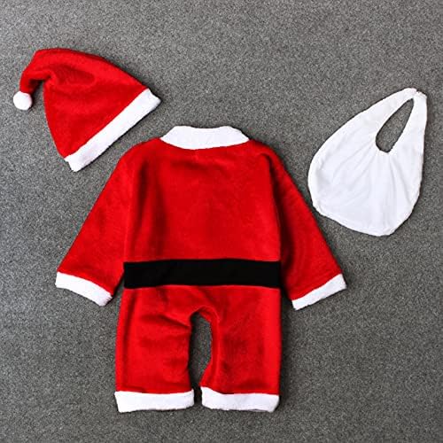 Christmas Santa Romper Set for Toddler Baby Boys Girls