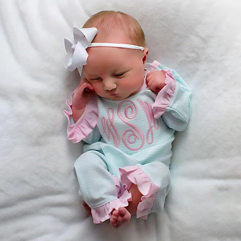 Personalized Baby Romper with Monogram