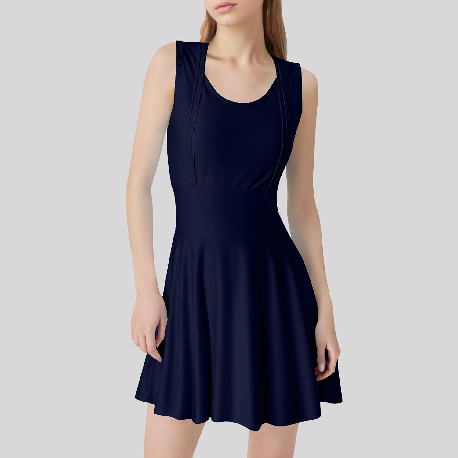Sleek 2-in-1 Athletic Top Shorts for Women