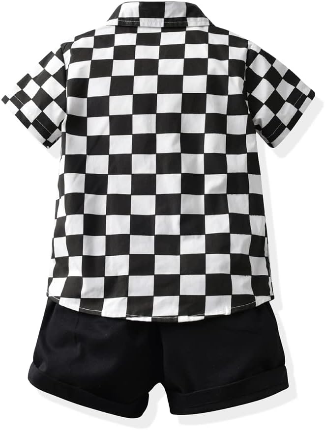 Tem Doger Baby Boys Plaid Outfit 3-Piece Set