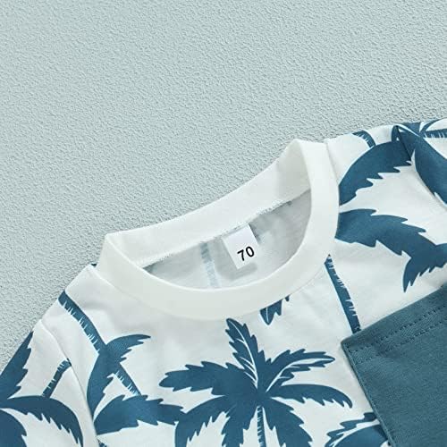 Afunbaby Toddler Boy Summer Outfits T-Shirts and Shorts