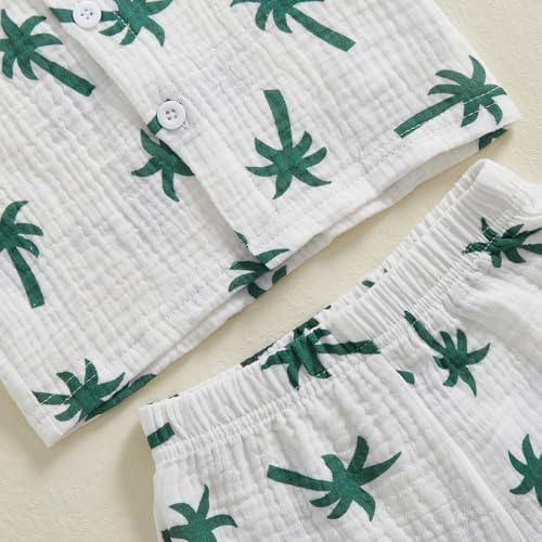 Gaono Toddler Boys Summer Cotton Linen