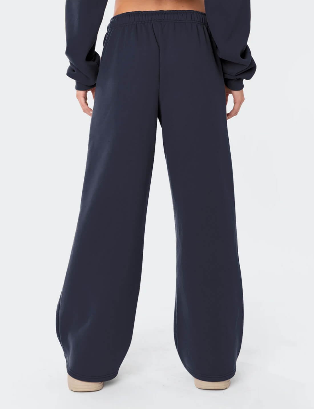 Warm Fleece-Lined Womens Pullover Sweatpants for Winter