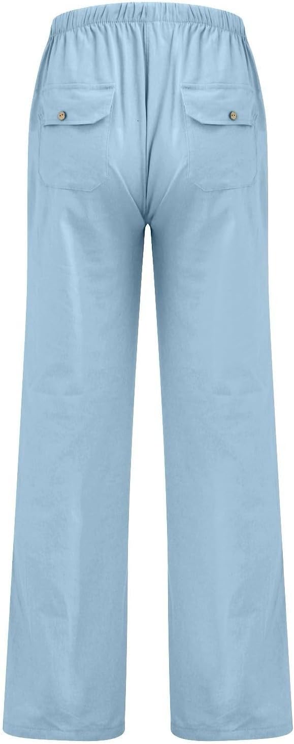 Premium Comfort High Waist Linen Pants for Women