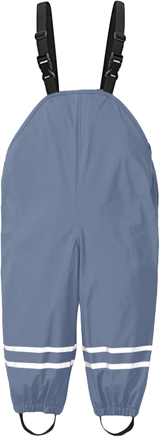 Stylish Childs Waterproof Boys Girls Rain Pants