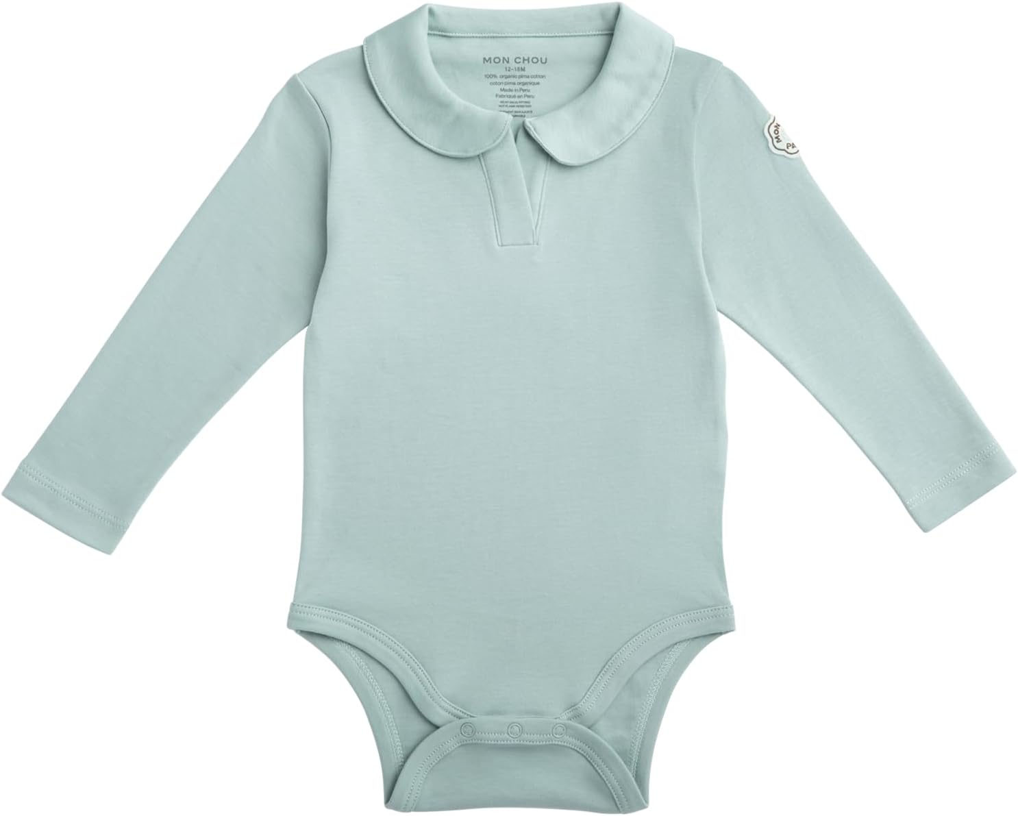 Mon Chou Baby Long Sleeve Polo Bodysuit
