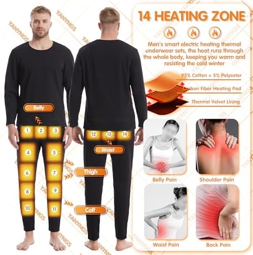 Smart Thermal Heating Underwear Pants for Men Women