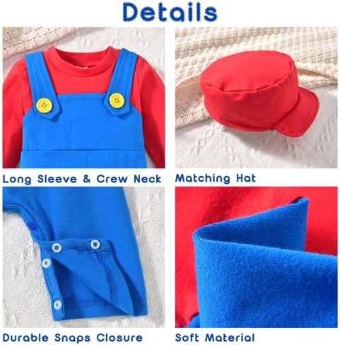 Aalizzwell Halloween Infant Romper for Boys and Girls