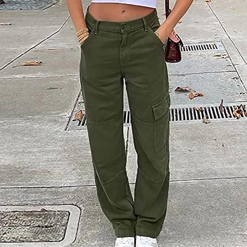 BZGTZT Harajuku Style Womens Wide-Leg Cargo Pants