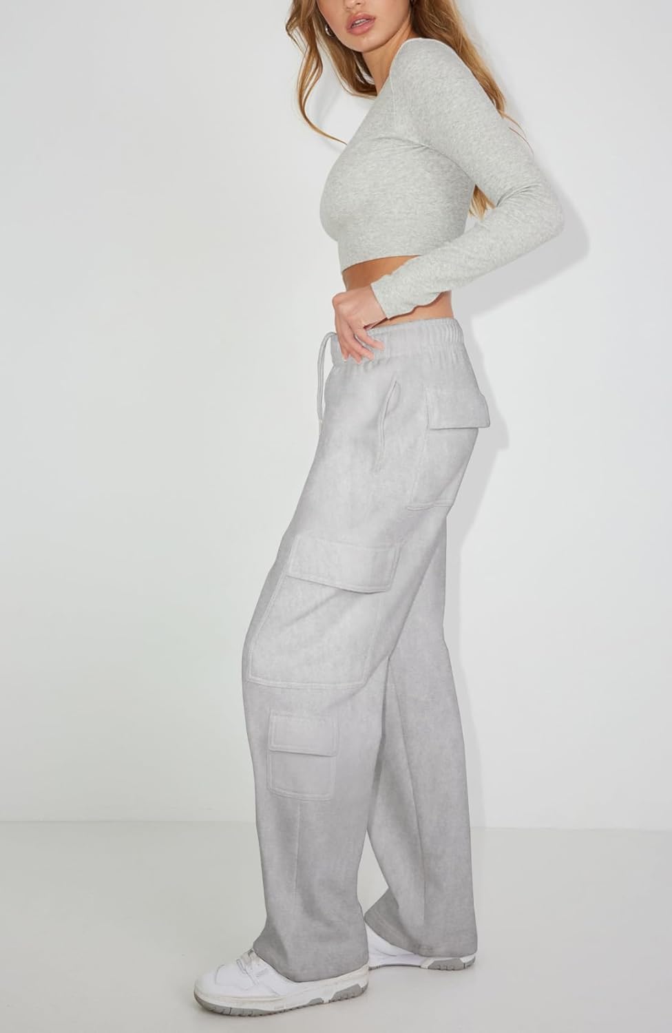 High-Waisted Cargo Joggers for Women