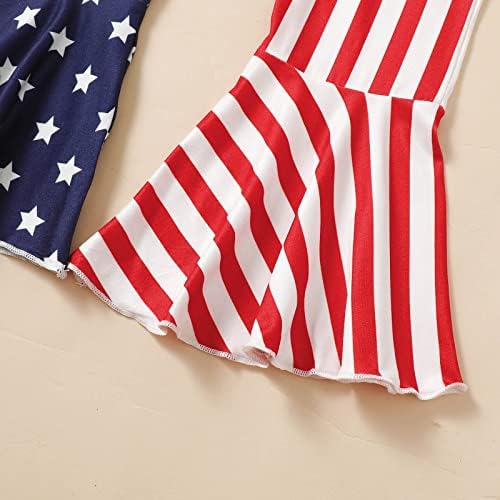 4th of July Romper for Kids Patriotic Tie and Shouts_Positive