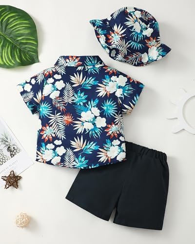 Stylish Toddler Boy Hawaiian Outfit for Summer