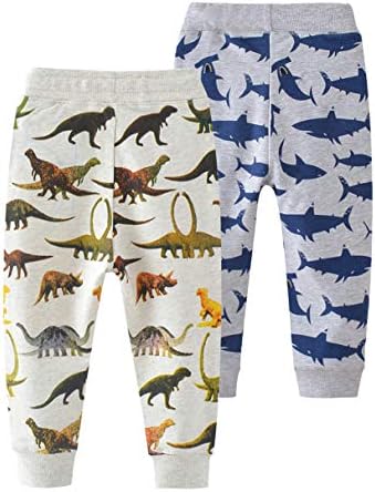 Dinosaur Car Journey joggers for boys soft comfortable