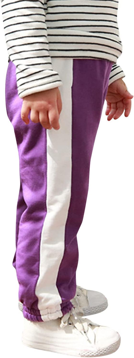 Soft Cotton Striped Sweatpants for Baby Boys Girls