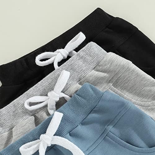 Yoawdats 3-Pack Baby Boys Jogger Shorts 1