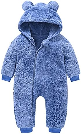 Cute Bear Fleece Romper for Babies