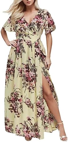 Sfascumop - 2025 Trendy Summer Boho Sundress for Women Beach Vacation check price