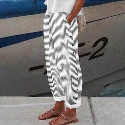 2025 Plus-Size Linen Pants